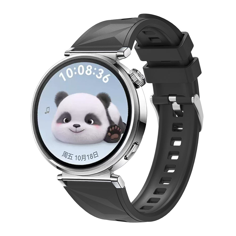 Huawei GT4 41mm Zore KRD-129 18mm Silikon Kordon Strap Kayış Starlight