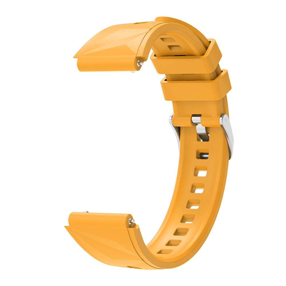 Huawei GT4 41mm Zore KRD-129 18mm Silikon Kordon Strap Kayış Starlight