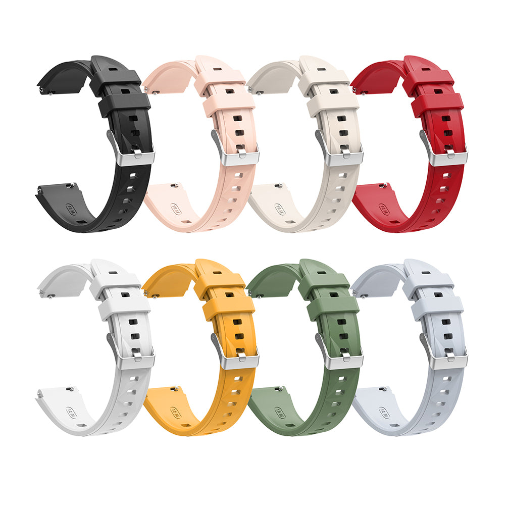Huawei GT4 41mm Zore KRD-129 18mm Silikon Kordon Strap Kayış Yeşil