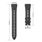 Huawei GT4 41mm Zore KRD-129 18mm Silikon Kordon Strap Kayış Yeşil