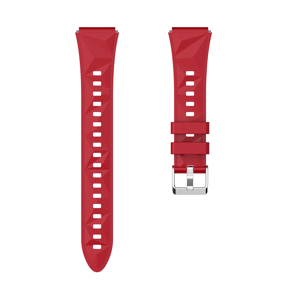Huawei GT4 41mm Zore KRD-129 18mm Silikon Kordon Strap Kayış Starlight