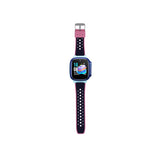 Huawei GT4 41mm Zore KRD-138 18mm Çocuklara Özel Silikon Strap Kayış Rose Pembe-Siyah