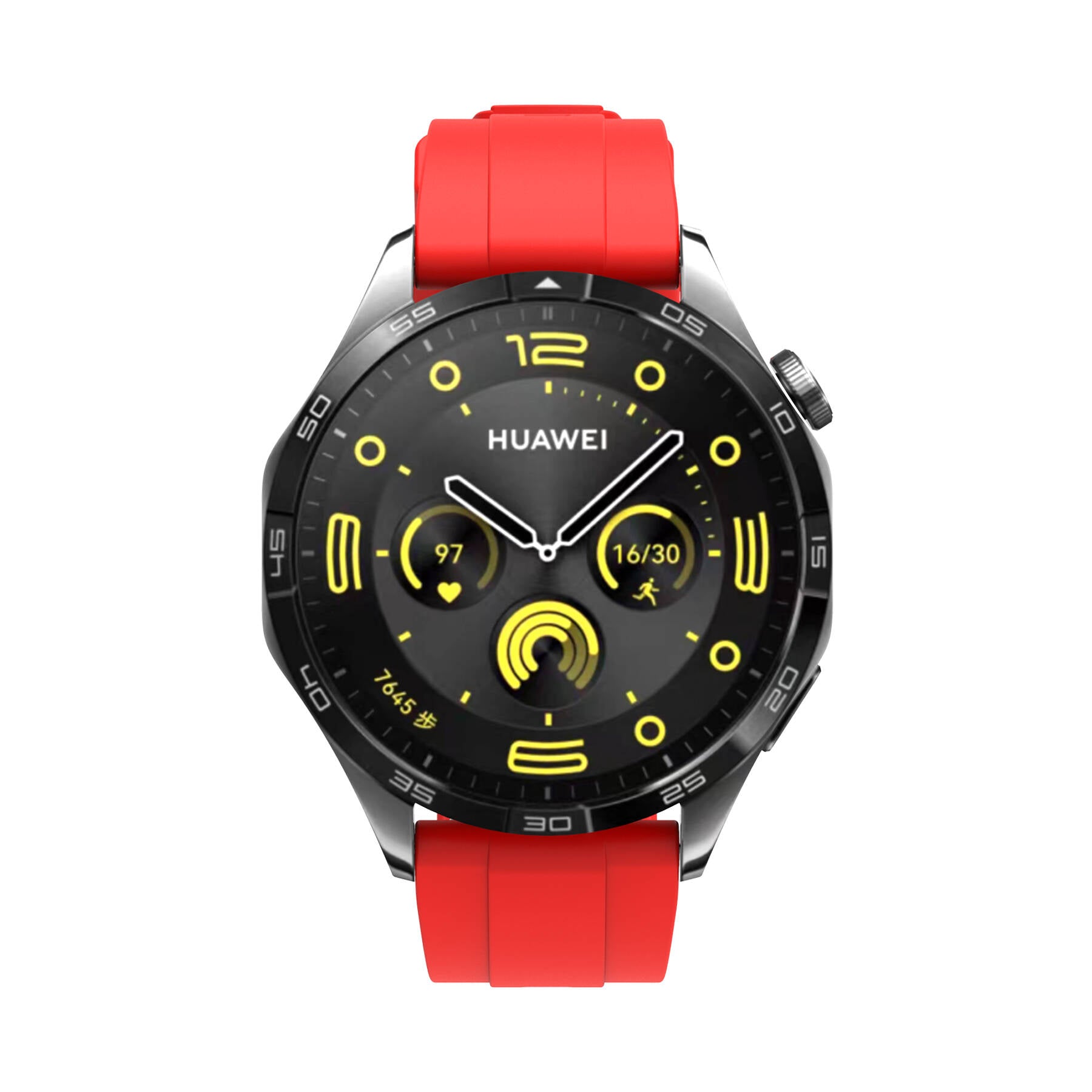 Huawei GT4 41mm Zore KRD-95 22mm Silikon Kordon Kırmızı