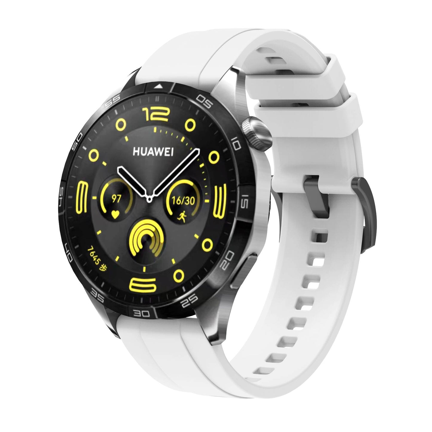 Huawei GT4 41mm Zore KRD-95 22mm Silikon Kordon Beyaz
