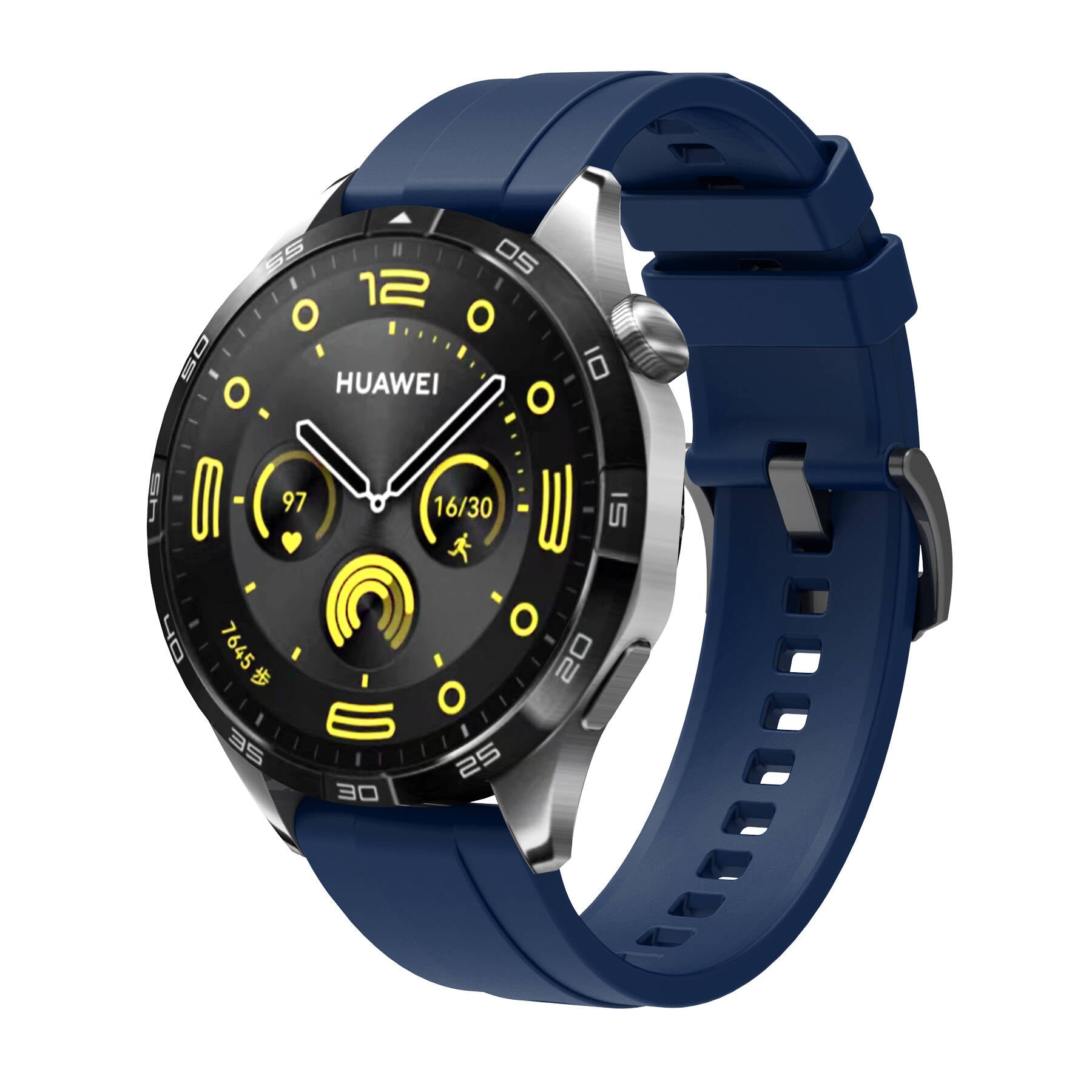 Huawei GT4 41mm Zore KRD-95 22mm Silikon Kordon Lacivert