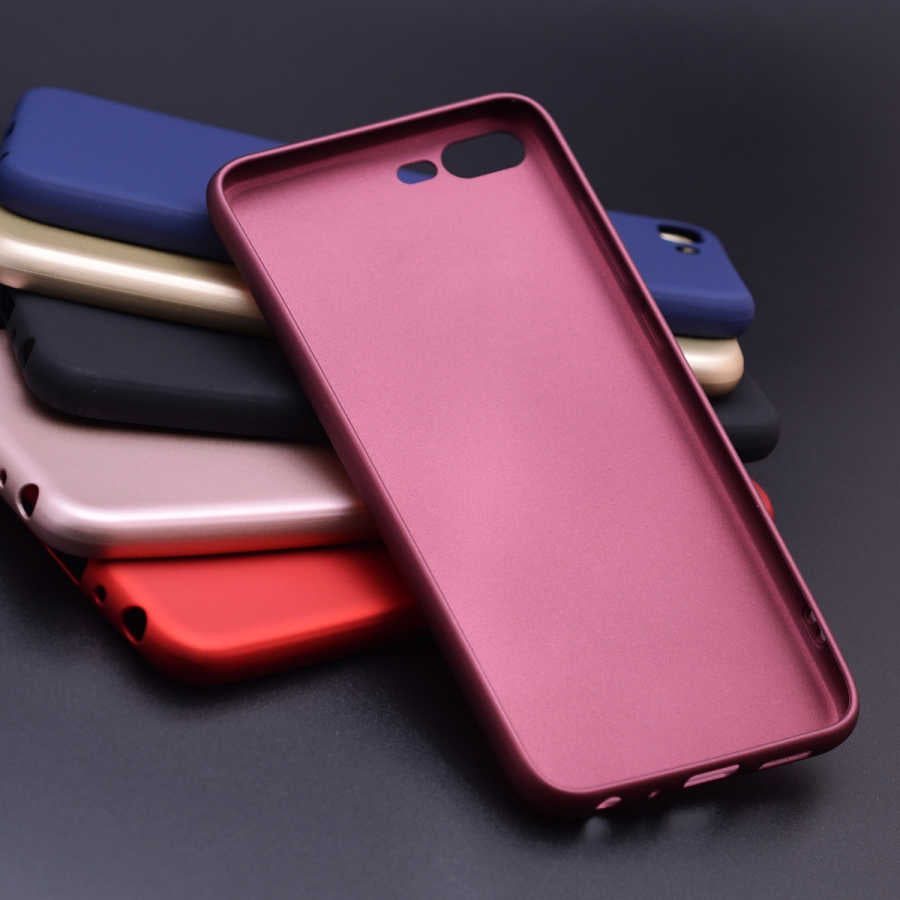 Huawei Honor 10 Kılıf Zore Premier Silikon Kapak Gold