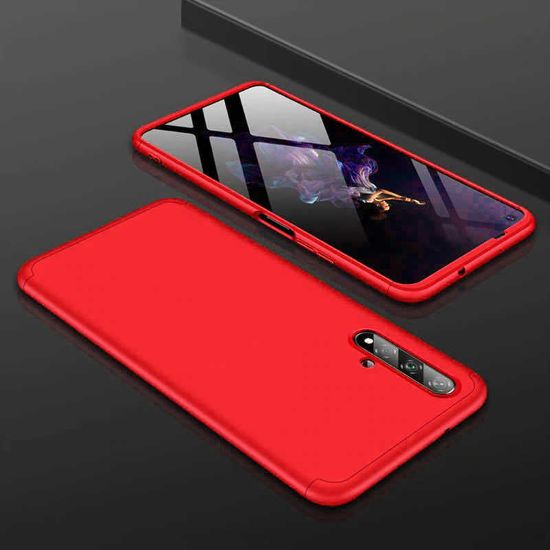 Huawei Honor 20 Kılıf Zore Ays Kapak Kırmızı