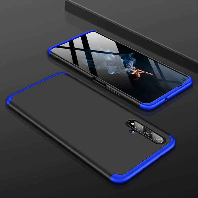 Huawei Honor 20 Kılıf Zore Ays Kapak Siyah-Kırmızı