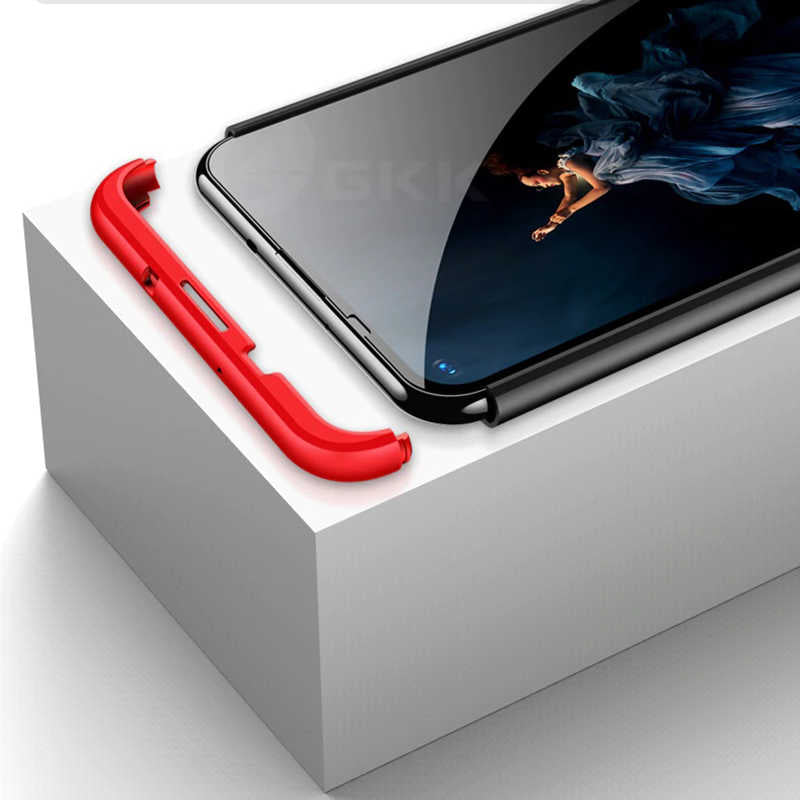 Huawei Honor 20 Kılıf Zore Ays Kapak Siyah-Kırmızı