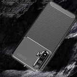 Huawei Honor 20 Kılıf Zore Negro Silikon Kapak Kahverengi
