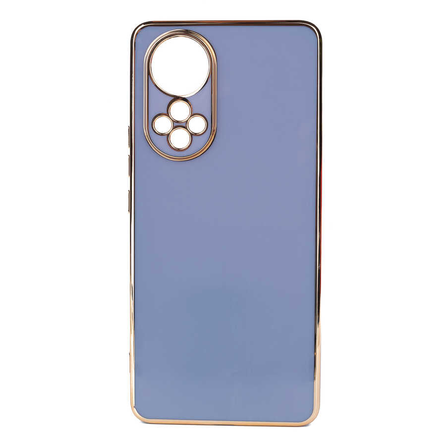 Huawei Honor 50 Kılıf Zore Bark Kapak Mavi Açık