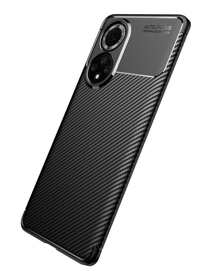 Huawei Honor 50 Kılıf Zore Negro Silikon Kapak Siyah