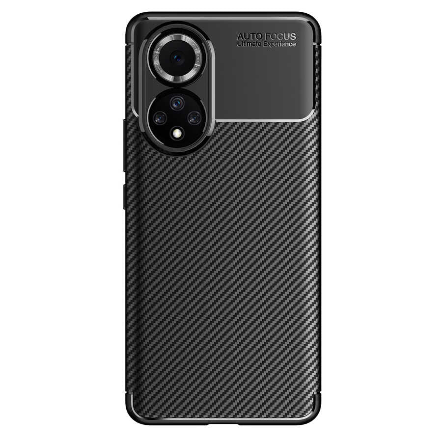 Huawei Honor 50 Kılıf Zore Negro Silikon Kapak Siyah