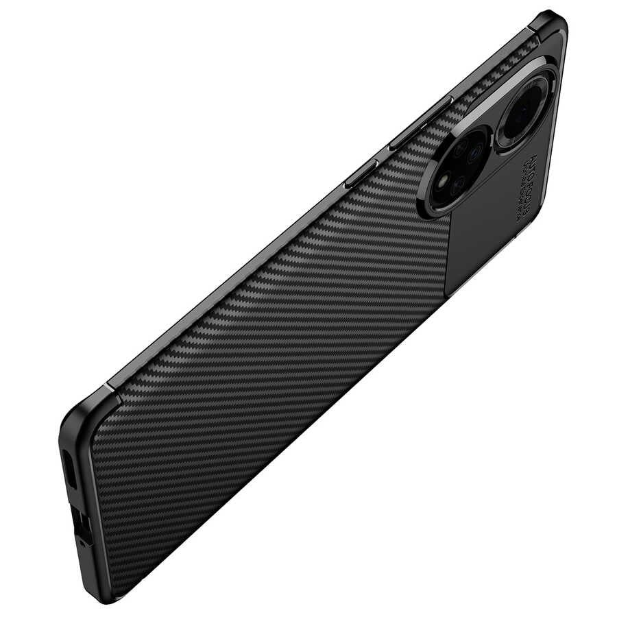 Huawei Honor 50 Kılıf Zore Negro Silikon Kapak Siyah