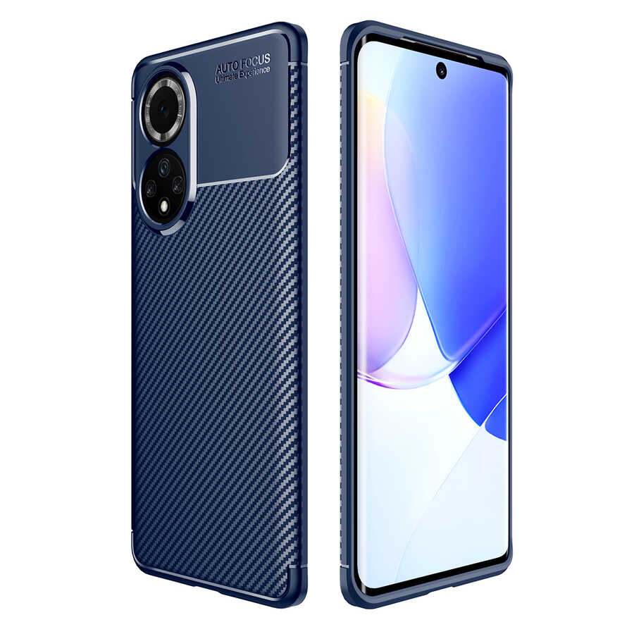 Huawei Honor 50 Kılıf Zore Negro Silikon Kapak Lacivert