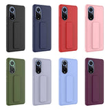 Huawei Honor 50 Kılıf Zore Qstand Kapak Gri