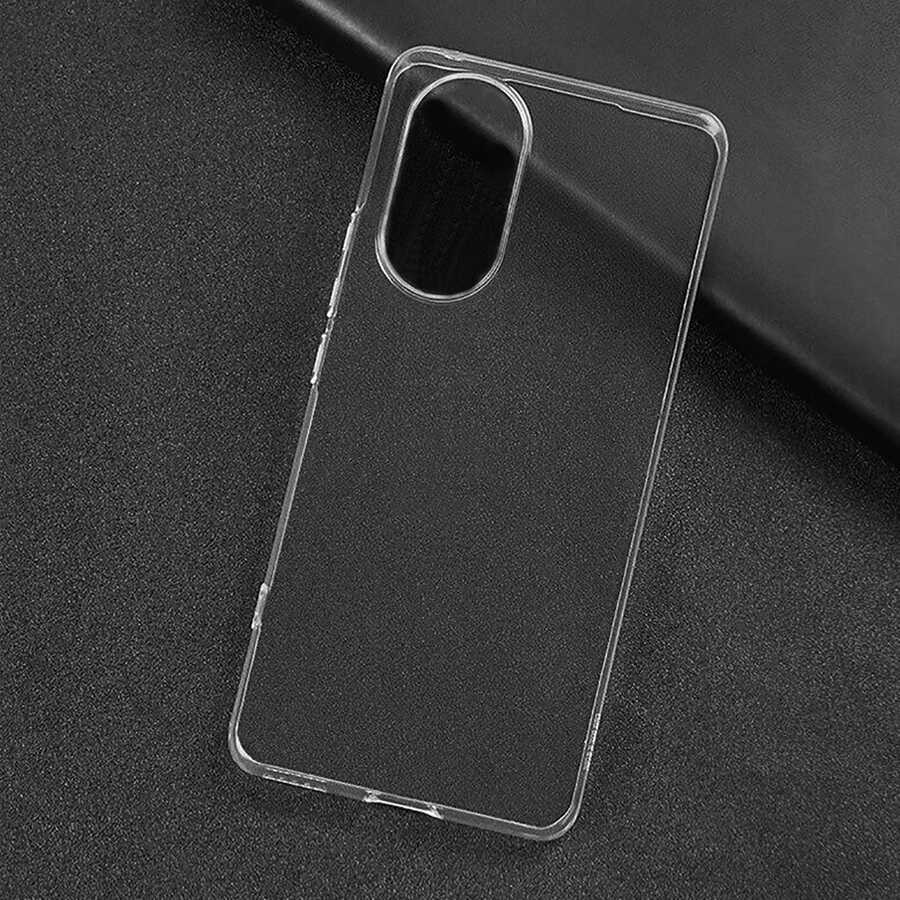Huawei Honor 50 Kılıf Zore Süper Silikon Kapak Renksiz