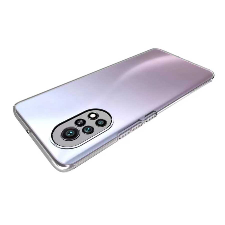 Huawei Honor 50 Kılıf Zore Süper Silikon Kapak Renksiz