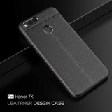 Huawei Honor 7X Kılıf Zore Niss Silikon Kapak Gri
