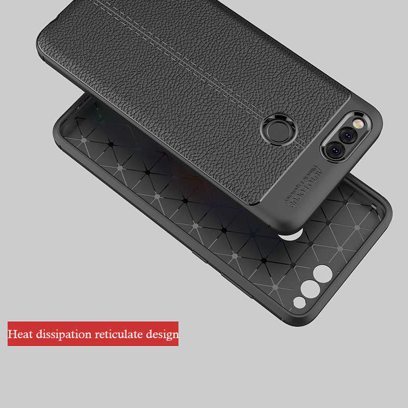 Huawei Honor 7X Kılıf Zore Niss Silikon Kapak Gri