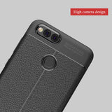 Huawei Honor 7X Kılıf Zore Niss Silikon Kapak Kırmızı