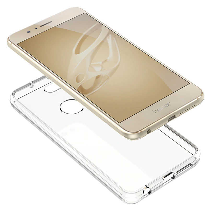 Huawei Honor 8 Kılıf Zore Süper Silikon Kapak Renksiz
