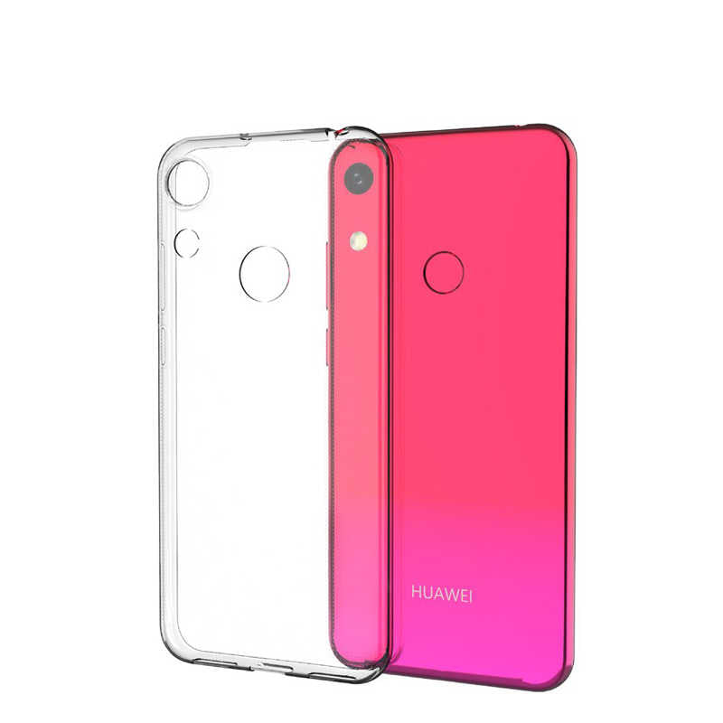 Huawei Honor 8A Kılıf Zore Süper Silikon Kapak Renksiz