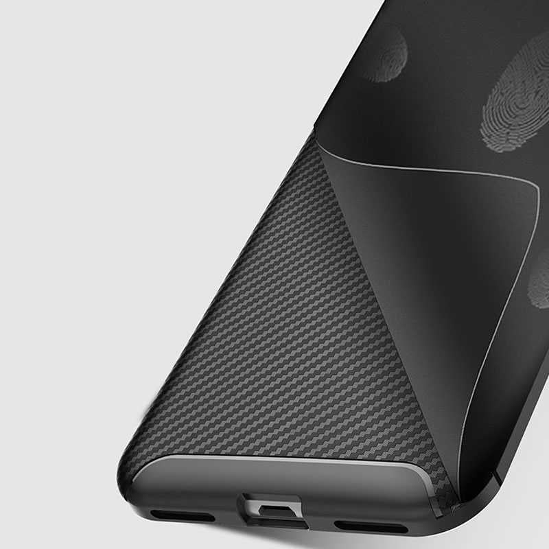 Huawei Honor 8A Kılıf Zore Negro Silikon Kapak Kahverengi