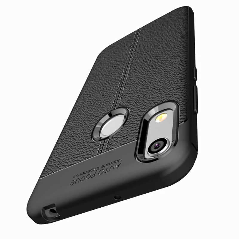 Huawei Honor 8A Kılıf Zore Niss Silikon Kapak Kırmızı