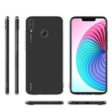 Huawei Honor 8C Kılıf Zore Süper Silikon Kapak Renksiz