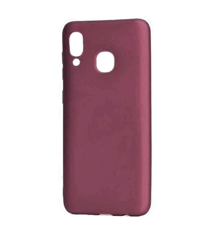 Huawei Honor 8C Kılıf Zore Premier Silikon Kapak Mürdüm