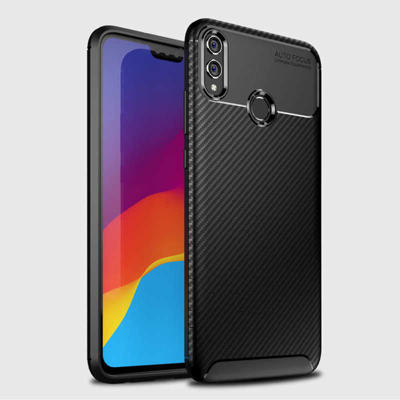 Huawei Honor 8X Kılıf Zore Negro Silikon Kapak Siyah