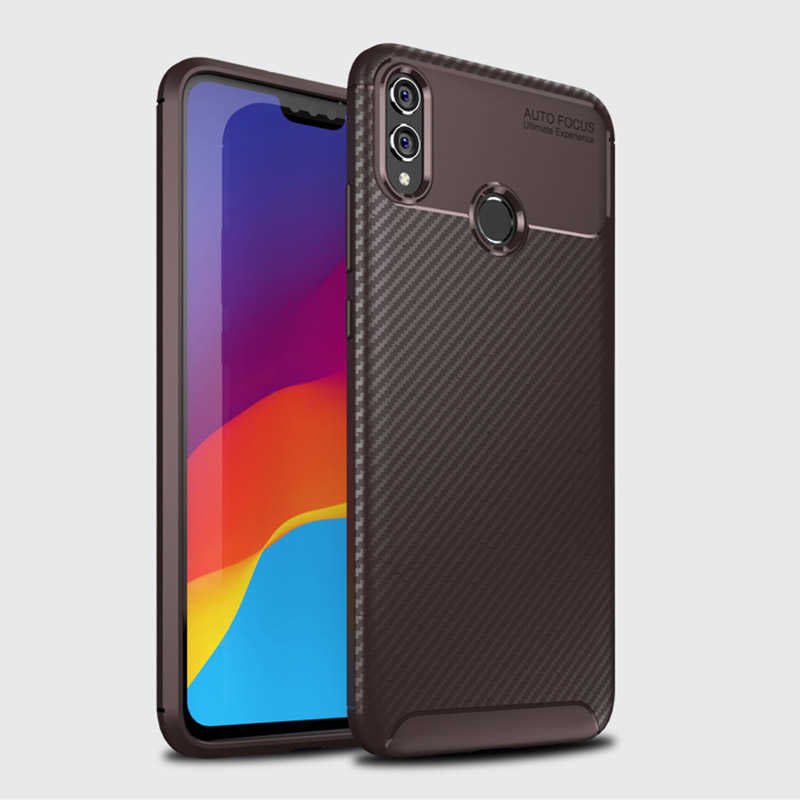 Huawei Honor 8X Kılıf Zore Negro Silikon Kapak Siyah