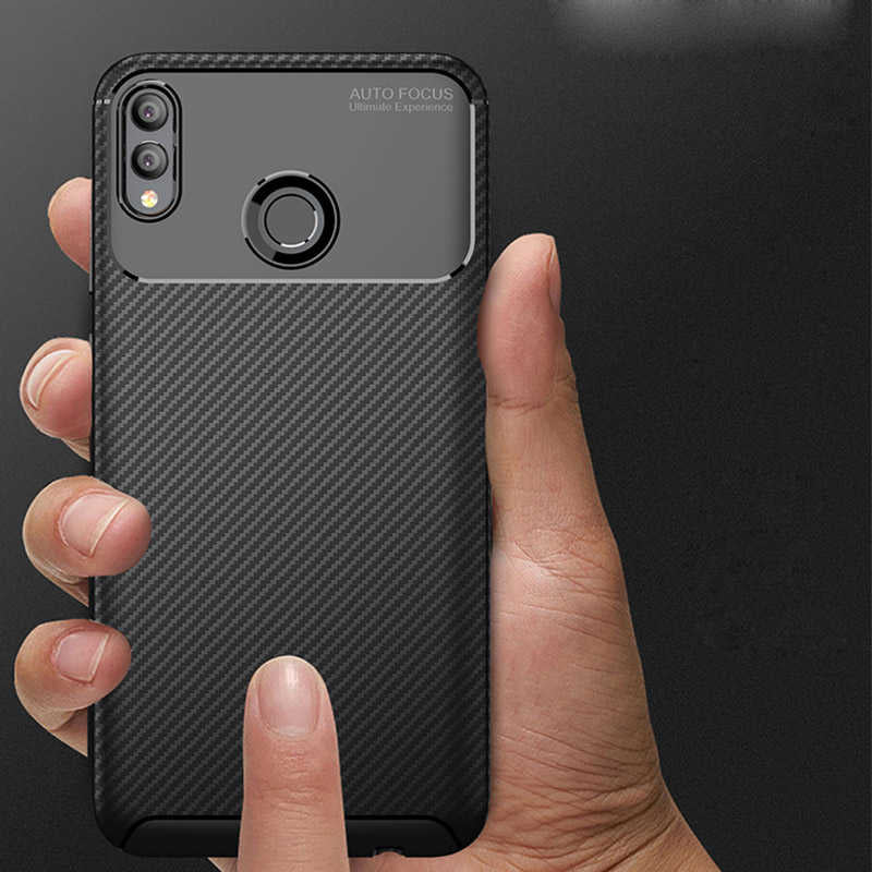 Huawei Honor 8X Kılıf Zore Negro Silikon Kapak Lacivert