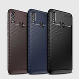 Huawei Honor 8X Kılıf Zore Negro Silikon Kapak Lacivert