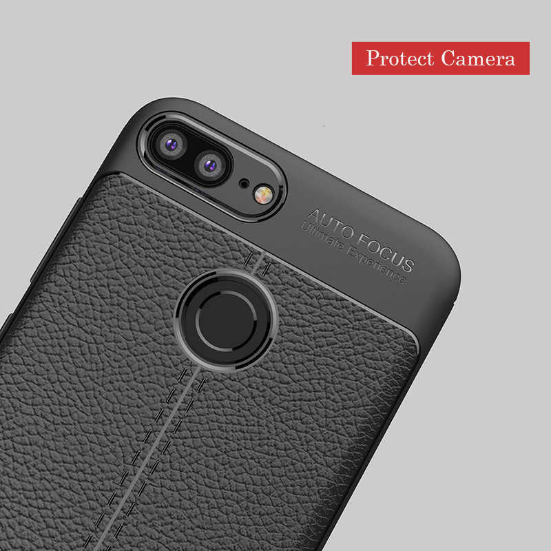 Huawei Honor 9 Lite Kılıf Zore Niss Silikon Kapak Kırmızı