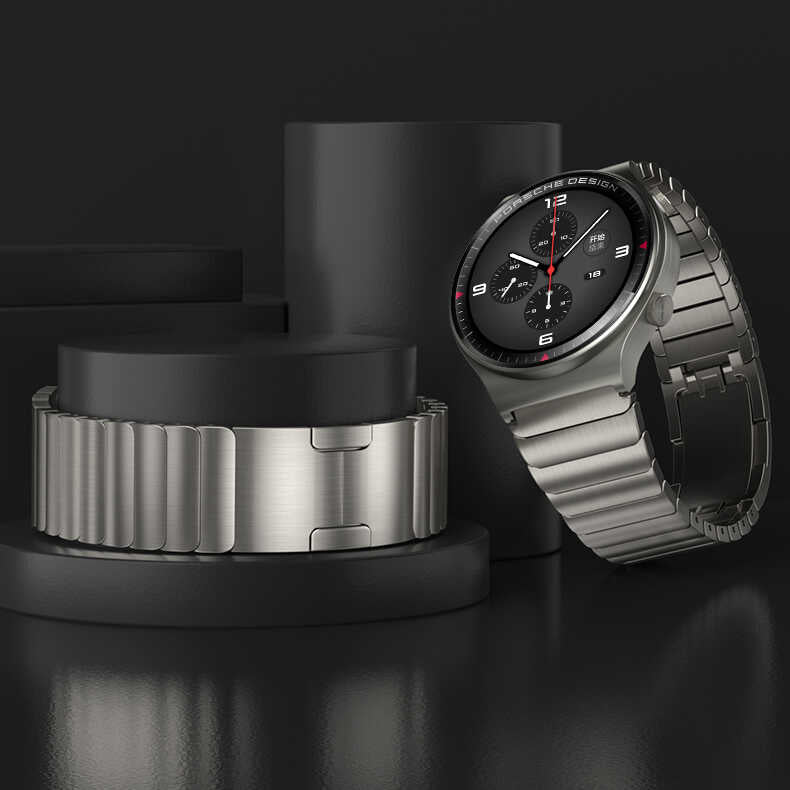 Huawei Honor Magic 2 46mm KRD-35 22mm Metal Kordon Gümüş