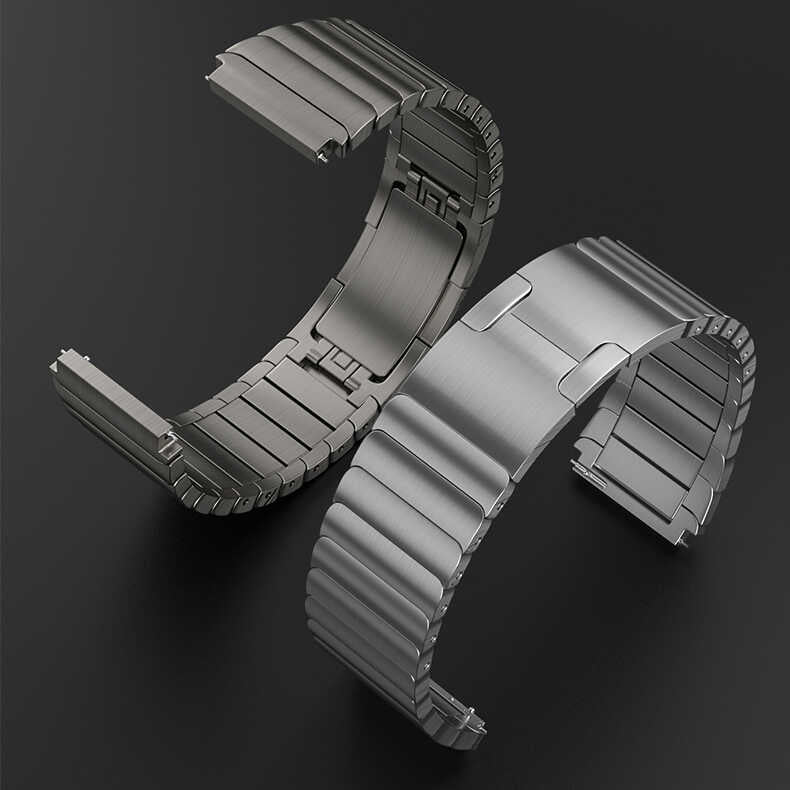 Huawei Honor Magic 2 46mm KRD-35 22mm Metal Kordon Gümüş