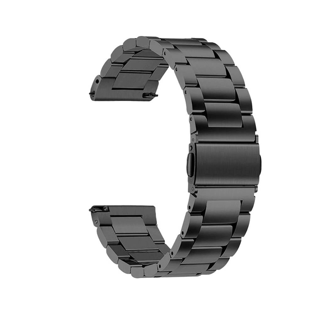 Huawei Honor Magic 2 46mm Zore Band-04 22mm Metal Kordon Siyah