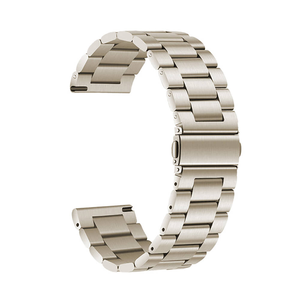 Huawei Honor Magic 2 46mm Zore Band-04 22mm Metal Kordon Starlight