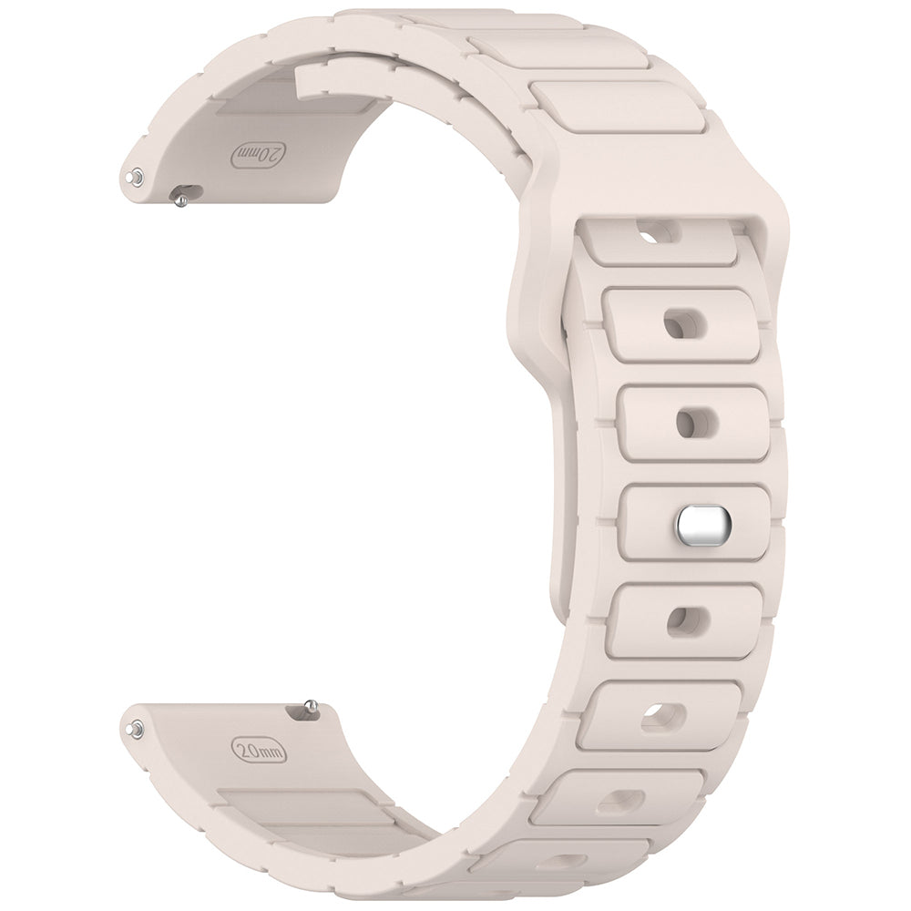 Huawei Honor Magic 2 46mm Zore KRD-132 22mm Silikon Kordon Strap Kayış Beyaz