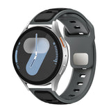 Huawei Honor Magic 2 46mm Zore KRD-135 22mm Silikon Kordon Strap Kayış Gri-Siyah