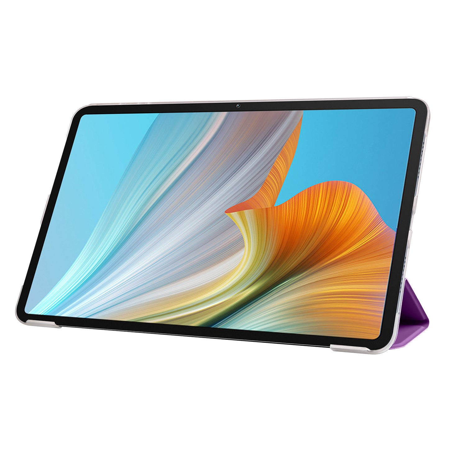 Huawei Honor Pad 8 Zore Smart Cover Standlı 1-1 Kılıf Pembe Koyu