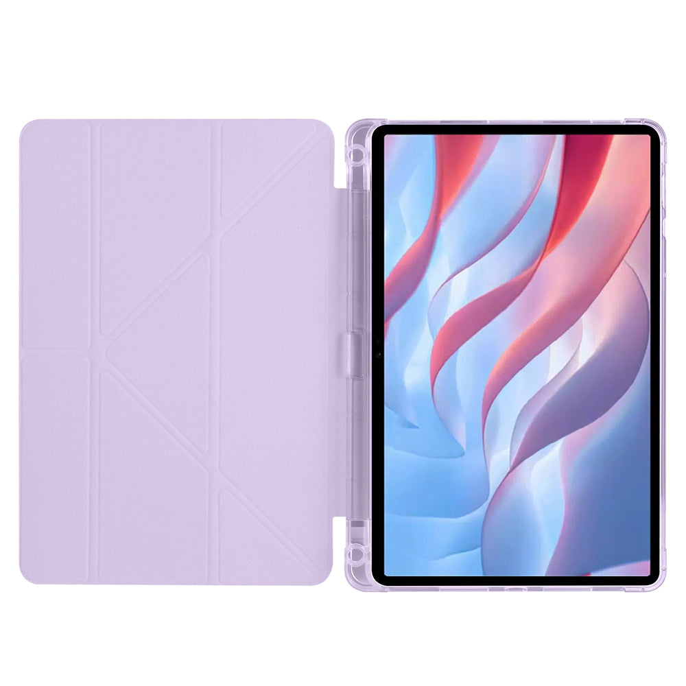 Huawei Honor Pad X9 11.5' Kılıf Zore Tri Folding Kalem Bölmeli Standlı Kılıf Rose Gold