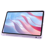 Huawei Honor Pad X9 11.5' Kılıf Zore Tri Folding Kalem Bölmeli Standlı Kılıf Mavi