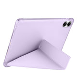 Huawei Honor Pad X9 11.5' Kılıf Zore Tri Folding Kalem Bölmeli Standlı Kılıf Rose Gold
