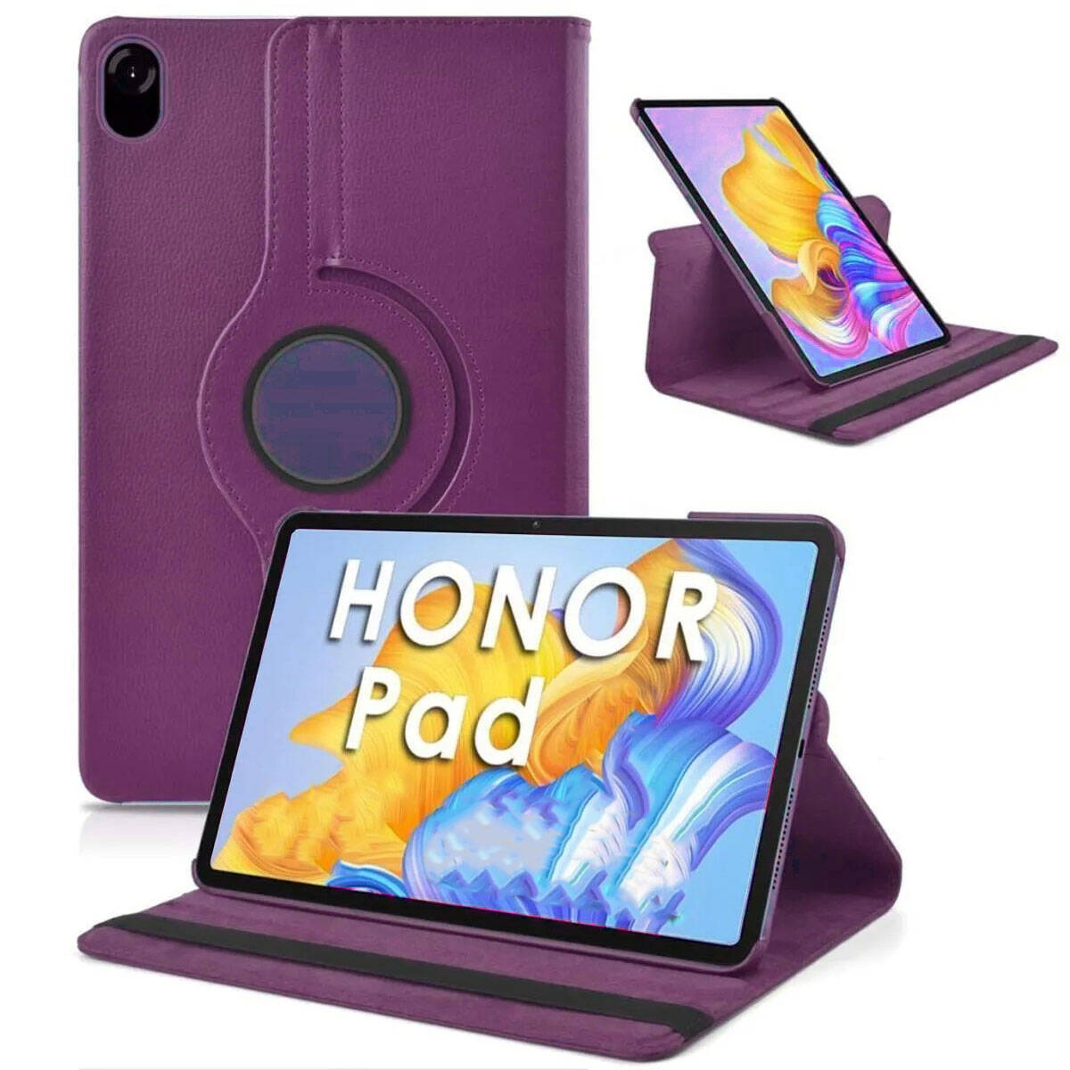 Huawei Honor Pad X9 11.5' Zore Dönebilen Standlı Kılıf Siyah