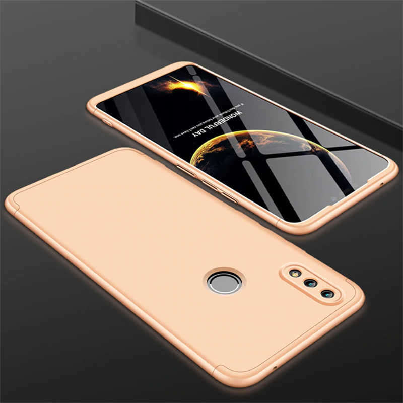Huawei Honor Play Kılıf Zore Ays Kapak Siyah-Kırmızı