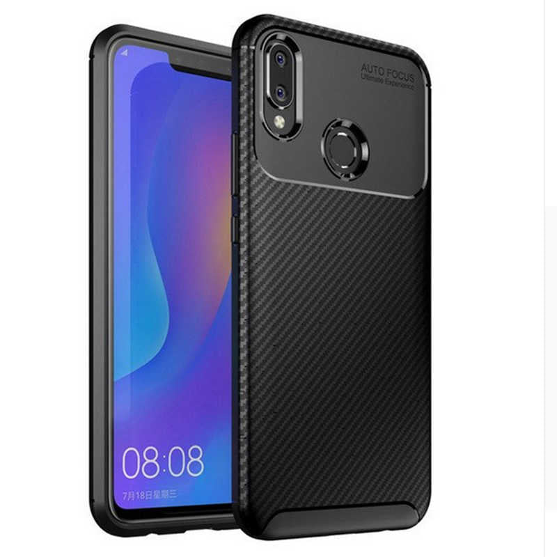 Huawei Honor Play Kılıf Zore Negro Silikon Kapak Siyah
