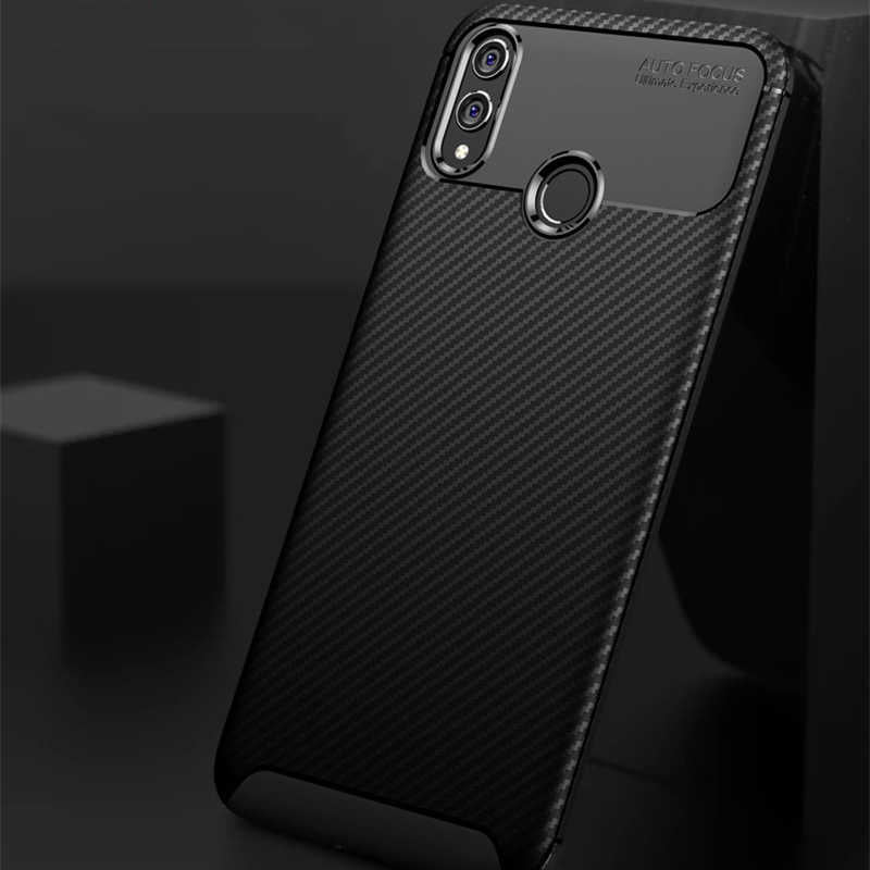 Huawei Honor Play Kılıf Zore Negro Silikon Kapak Siyah